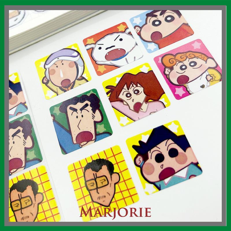 Kartun Lucu Bahan Scrapbook Sticker Melody Crayon Shin-chan Line Dog DIY Stiker Dekoratif-MJD