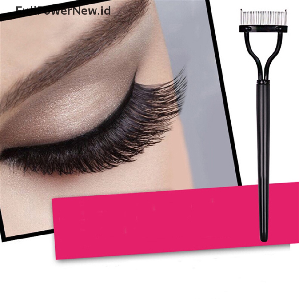 Power 1pc Kecantikan Makeup Eyelash Metal Brush Comb Lash Separator Maskara Lift Curl Alat ID