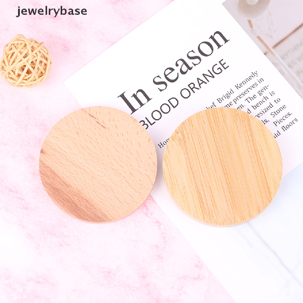 [jewelrybase] Cermin Rias Kecil Portable Bulat Cermin Kosmetik Lingkaran Pocket Mirror Boutique