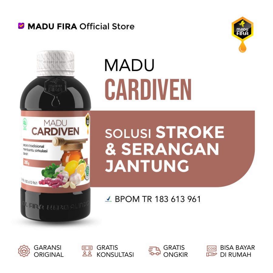 

Madu Cardiven Mengatasi Stroke Dan Serangan Jantung Melancarkan sirkulasi darah