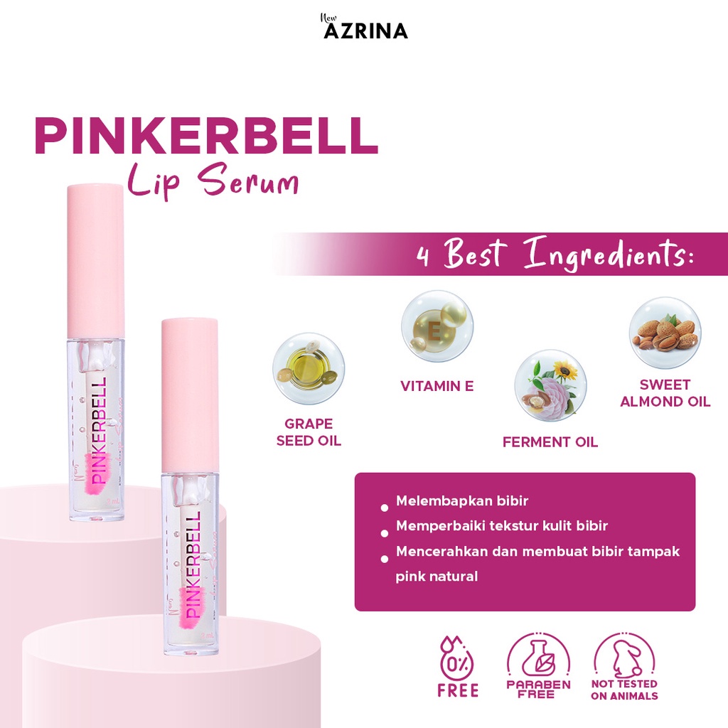 Azrina Pinkerbell Lip Serum