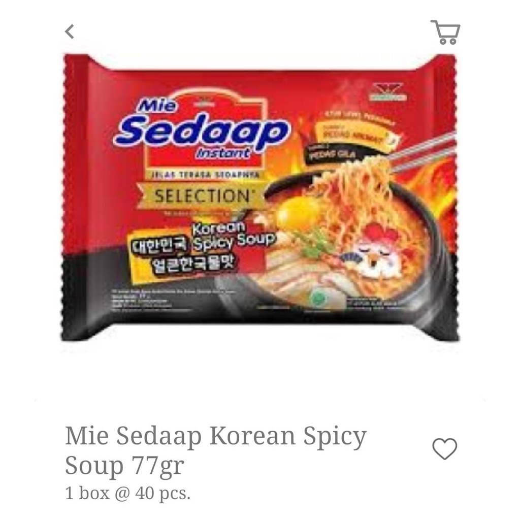 

MIE SEDAAP KOREAN SPICY SOUP