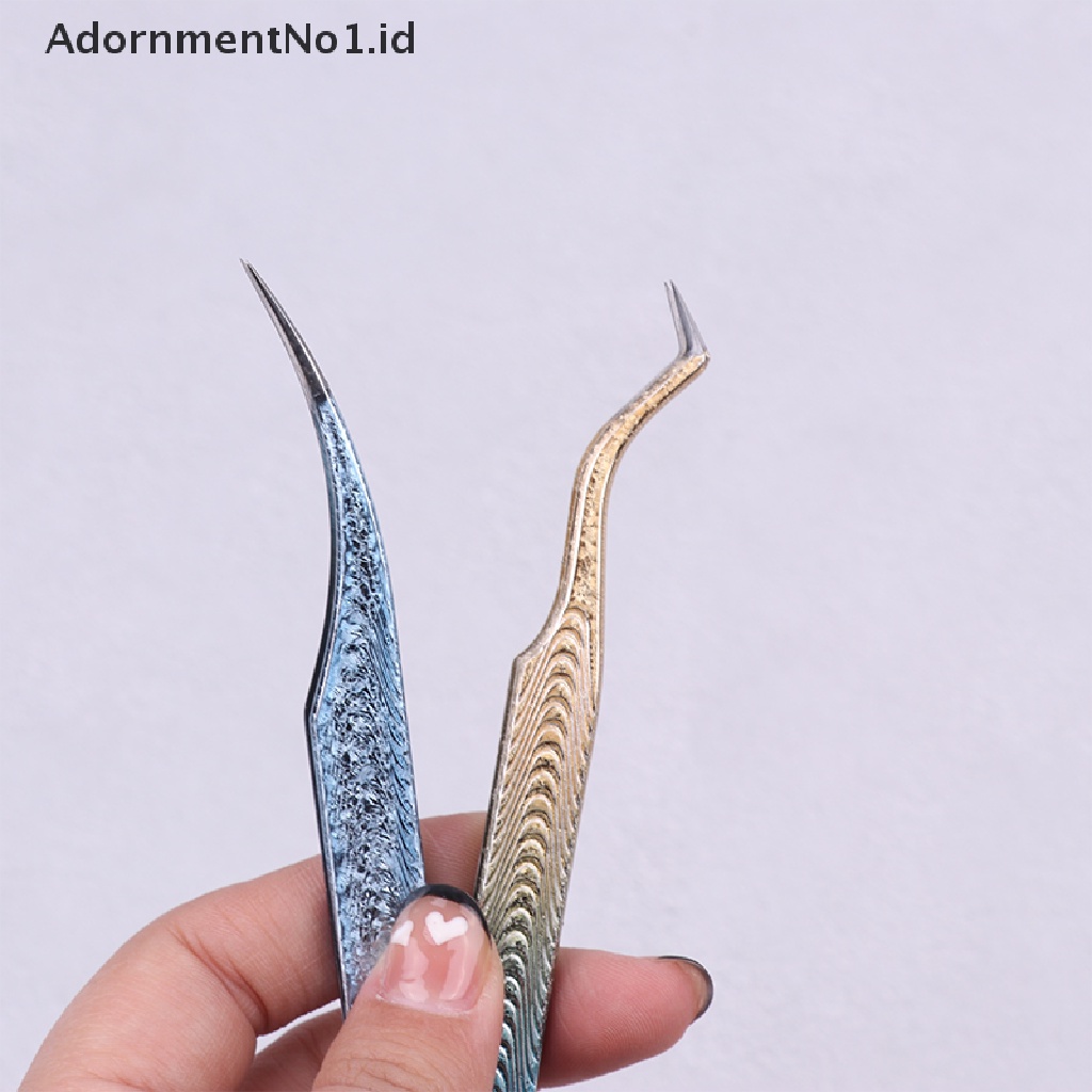 [AdornmentNo1] Pinset Bulu Mata Stainless Klip Bulu Mata Gradasi Presisi Tinggi [ID]