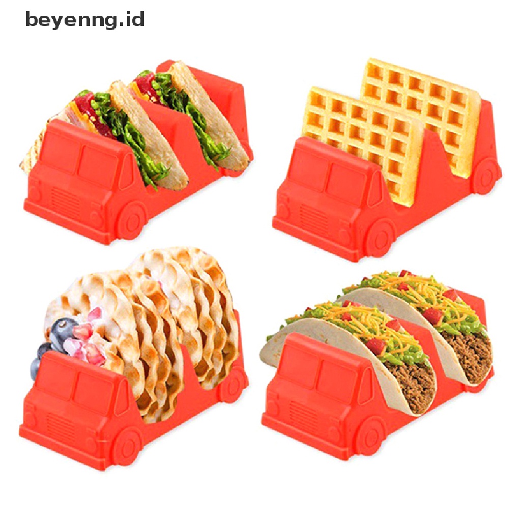 Beyen Creativity Chic Plastik Taco Holder Stand Tray Rak Oven Perlengkapan Baking Tools ID