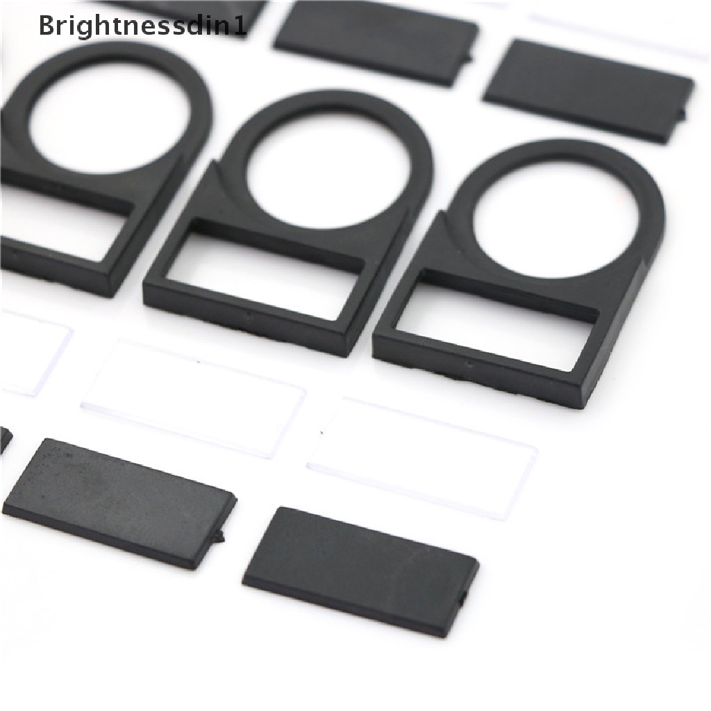 [Brightnessdin1] 10pcs Push button Switch Panel Label Bingkai Moung Ukuran 22mm Butik