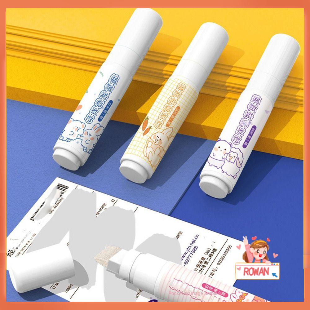 R-flower Thermal Paper Correction Fluid Bisa Buka Box Perlindungan Pencurian Cairan Perlindungan Data Penting Stamp Alter Tool Security Informa Express Marker Pen