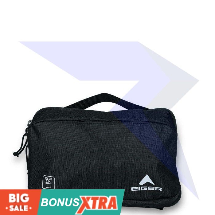 Tas EIGER1989 AQUART NG Bag Olive 91000 7157 Original Cowok Bandung Pouch KEREN