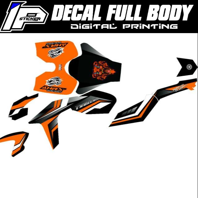 Decal Sticker VIXION NVA full body - Dekal Stiker full body VIXION NVA desain 012