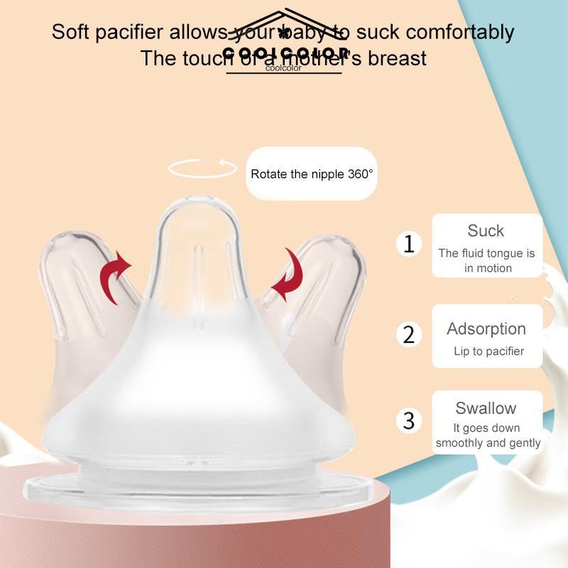 COD❤️Dot Bayi Pigeon Wide Neck Nipple Silikon Bpa Free- cl