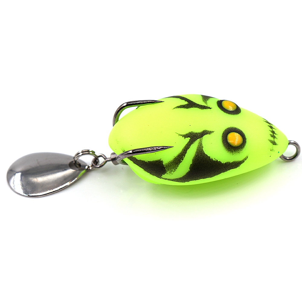 Umpan Casting Katak 4cm/5g Soft Frog Lure Umpan Pancing Katak Thunder Kecil Lembut Casting Mini Thunder Frog Lure Bait