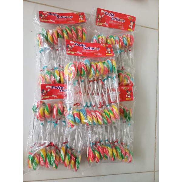 

permen lollipop 5 pax tebal 4cm isi 100pcs by daffa lollipop (DIJUAL LAGI ECER 1000 PER PCS)