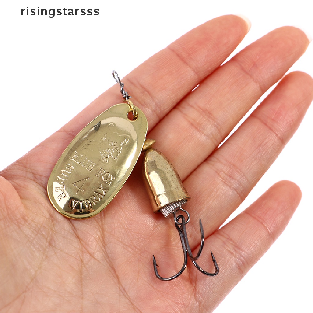 Rsid Span-new Blade Rotag Spinner Metal Lure Kuningan Buatan Sendok Umpan Pancing Tackle Jelly