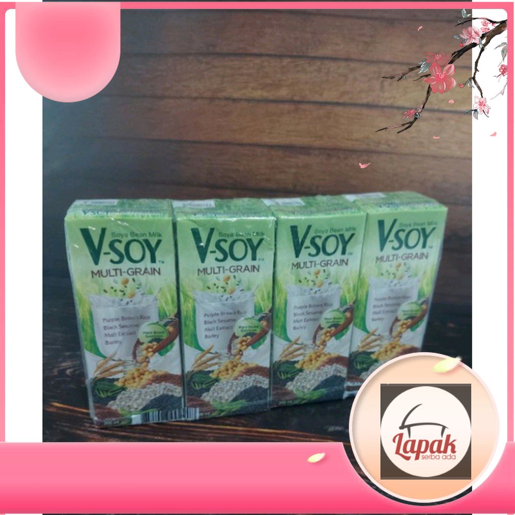 

V-SOY SUSU SOYA 200ml packing ekonomis
