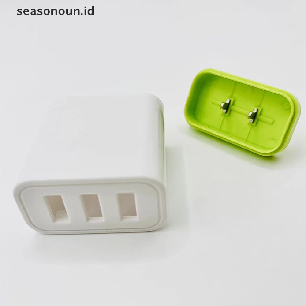 Seasonoun 1PCNew 3usb interface charger Ponsel Warna Sambungan Gaya universal.