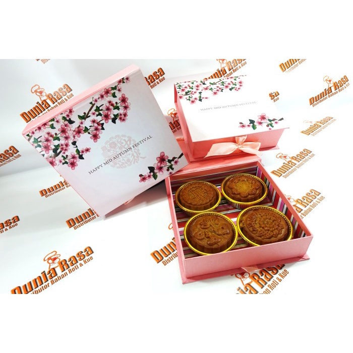 

Mooncake Box / Kotak Mooncake Pink Pita