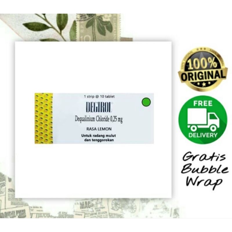 Degirol / Obat sakit tenggorokan / Pelega tenggorokan