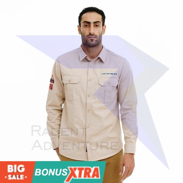 Kemeja EIGER1989 PATHFINDER SHIRT 2.0 Khakhi 91000 6782  Original MURAH AWET KECE BANDUNG