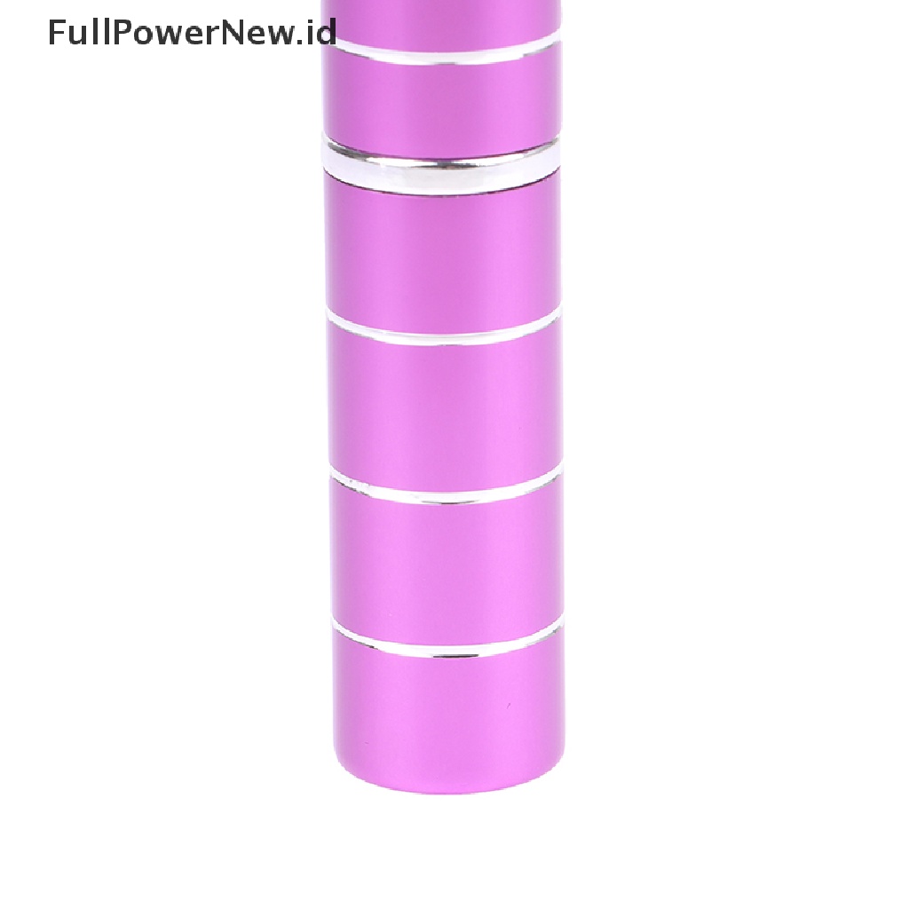 Power 1pc 5ML Botol Kaca Aluminium Travel Kosong Isi Ulang ID