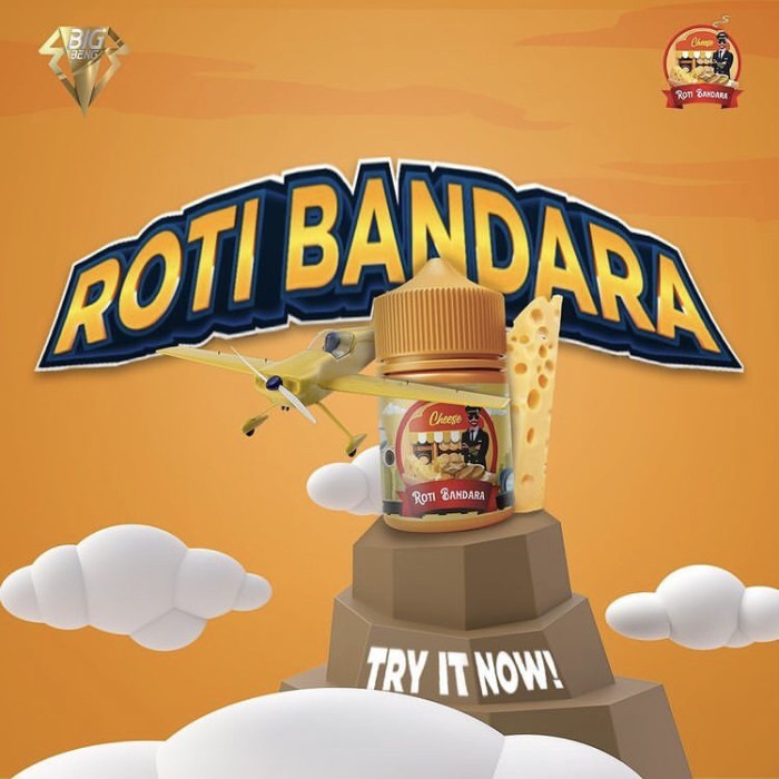 ROTI BANDARA V3 CHEESE FREEBASE 60ML BY VAPORKING X JAVA JUICE