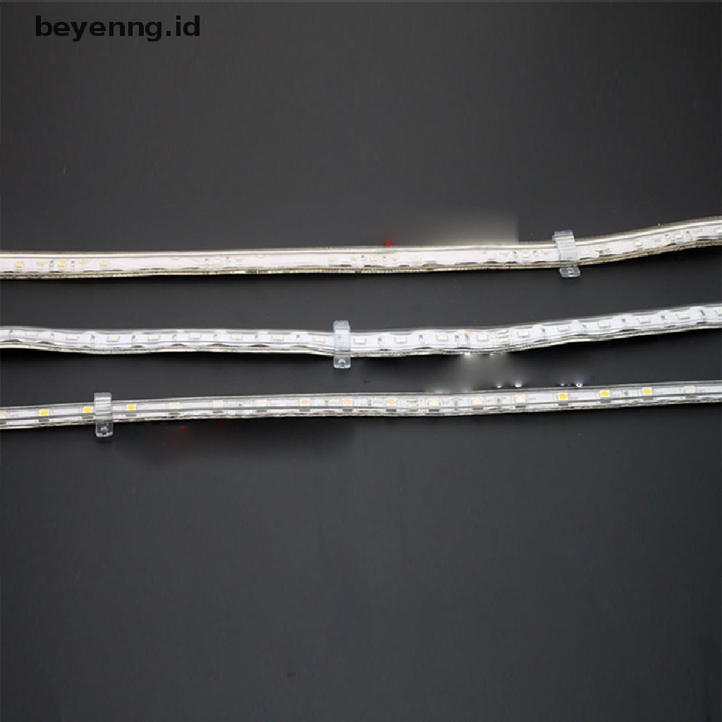 Beyen Klip Pengikat Lampu Strip LED Flexible Moung Fixer Untuk Memperbaiki LED Strip Clip ID