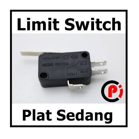 Micro Limit Switch Saklar Sensor Plus Tuas Roda DLL