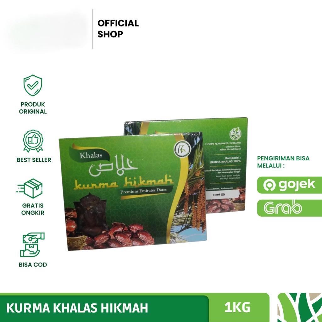 ( BISA COD ) KHALAS - Kurma Hikmah Khalas Kholas 1kg