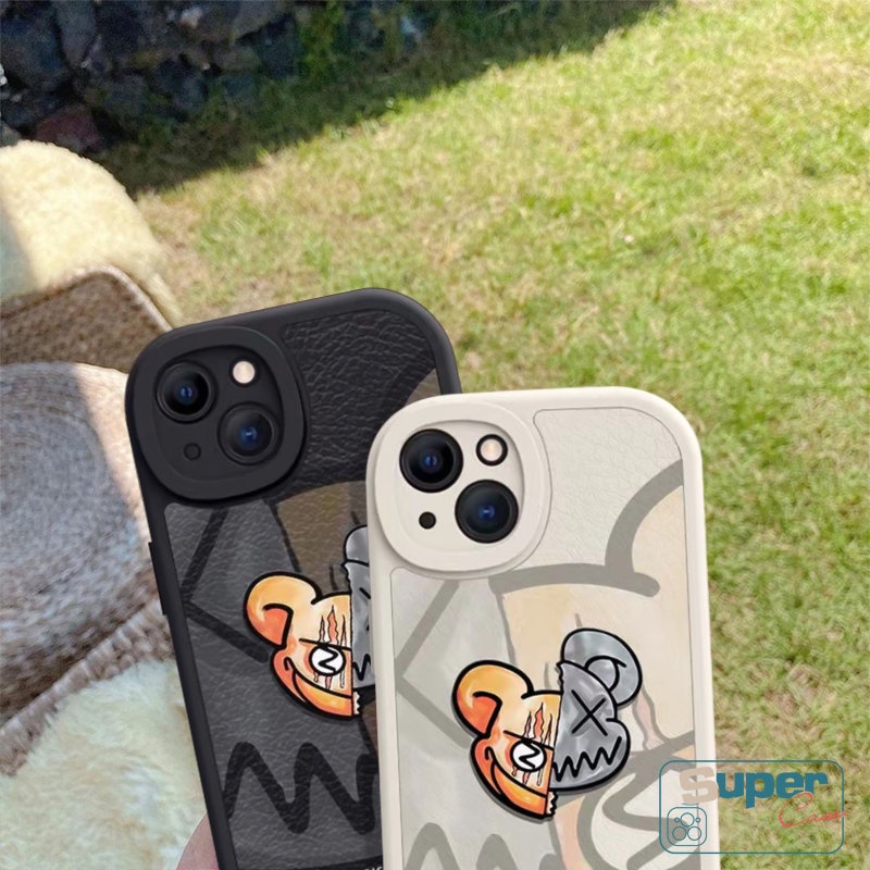 Casing Soft Case Redmi 10 10C 9 10A 9A 9C 9T Note 11s 10 11 10s 10Pro 9 8 9Pro 9s 8Pro 11Pro+POCO X3 NFC Pro M3 Mi 12 11 Lite 11T Trendy Merek Violent Bear Kartun Tpu Belakang Sarung