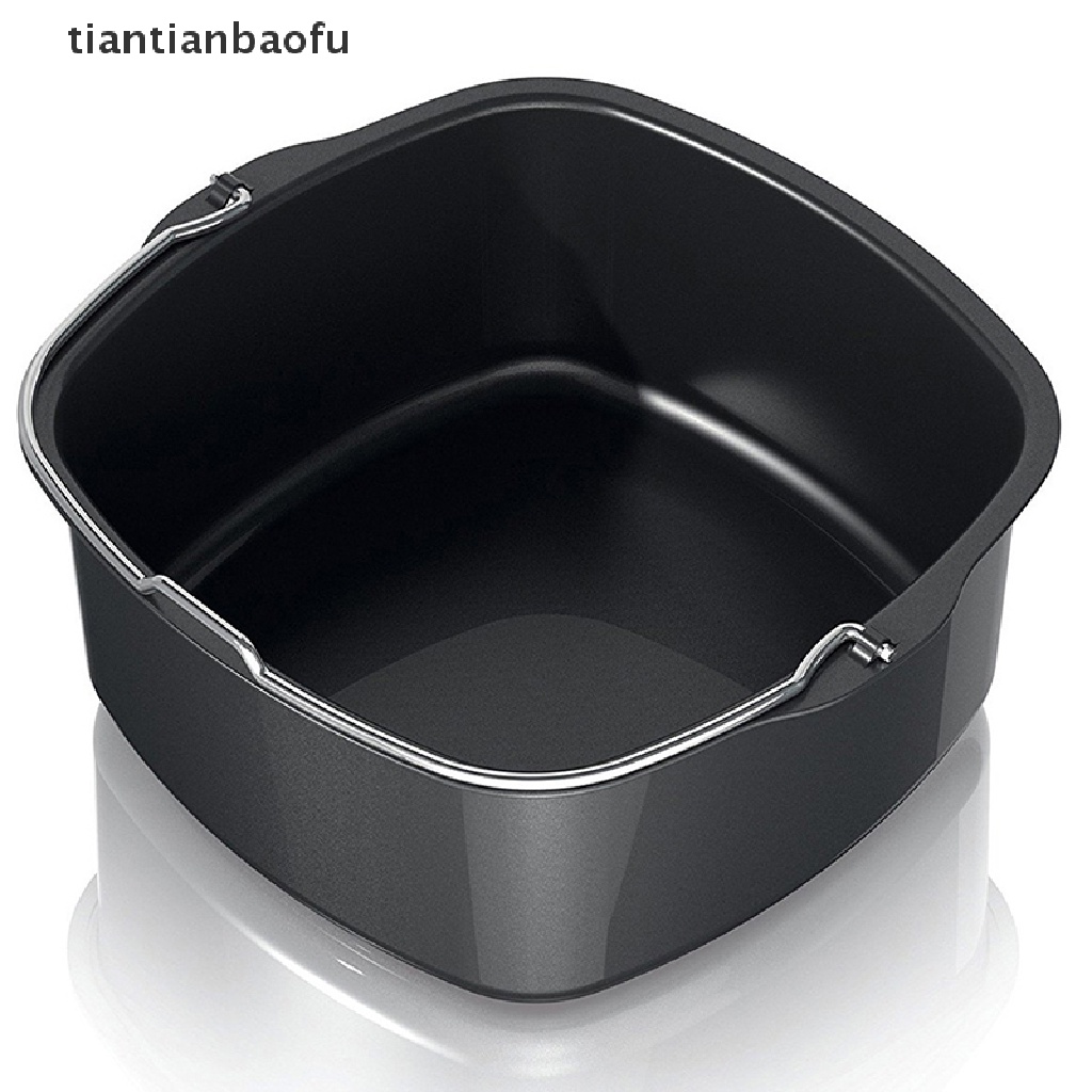 [tiantianbaofu] Non Stick Cetakan Kue Air Fryer Roasg Pizza Kue Keranjang Dapur Bakeware Alat Butik
