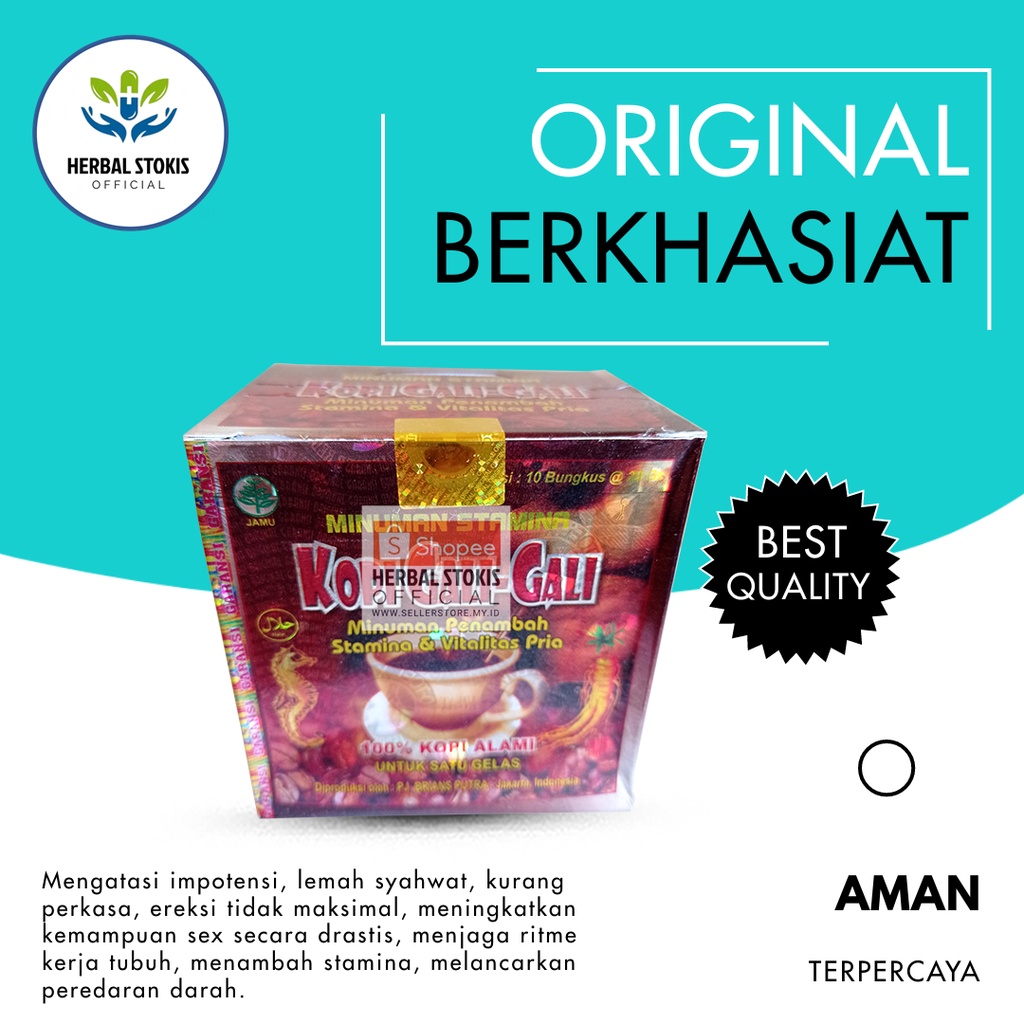 

Kopi HerbalGali (Gali) Original Lebih Keras Dan Tahan Lama Kopi Vitalitas Stamina Pria