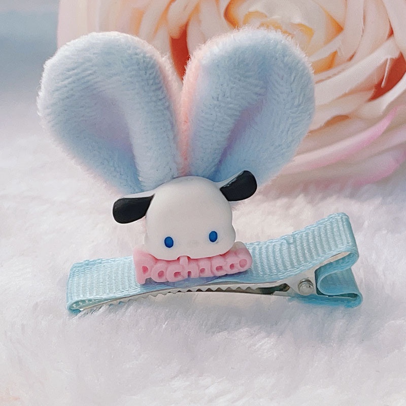 Jepit Rambut Lucu 3d motif sanrio Telinga Kuromi Melody / jepitan rambut imut lucu