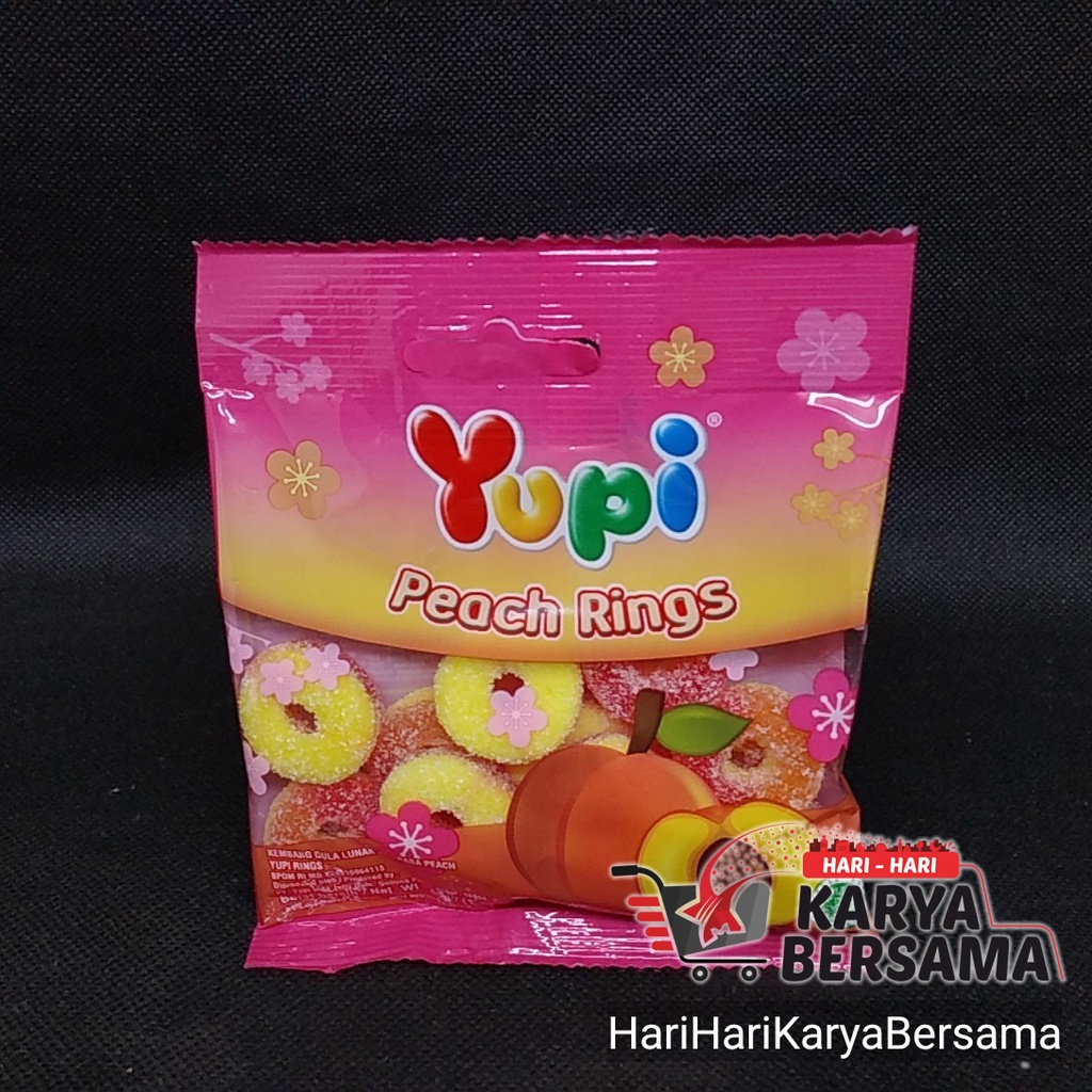 

YUPI PEACH RING'S 45GR