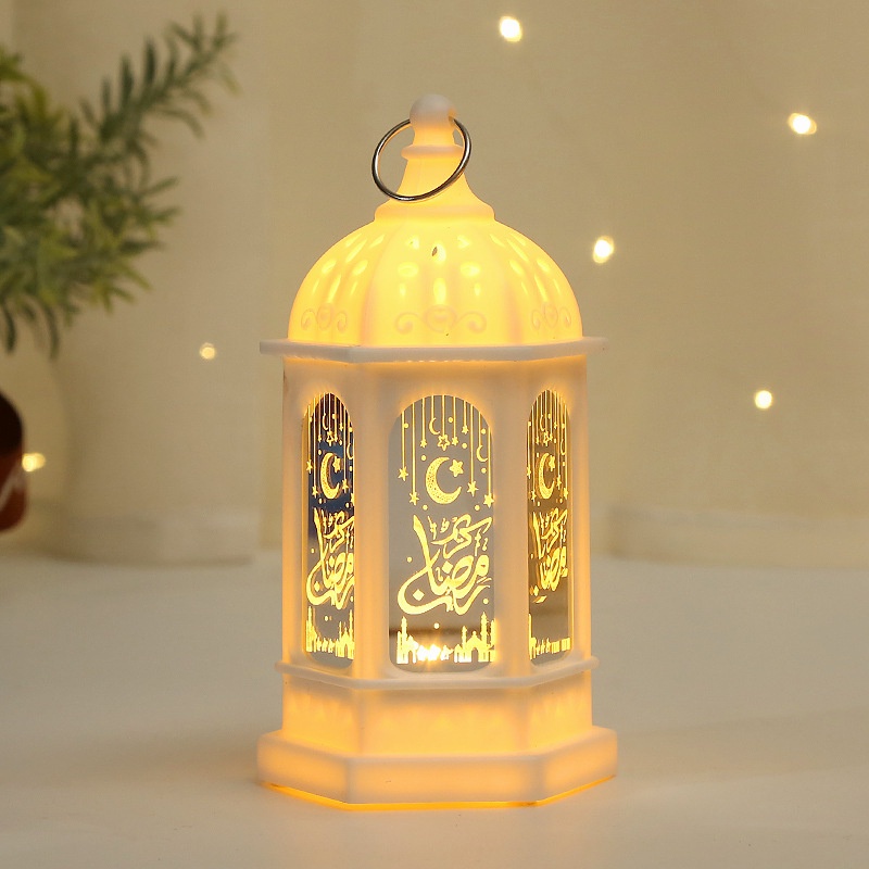 T&amp;Y LAMPU LED LENTERA DEKORASI RUMAH TEMA RAMADAN EAD MUBARAK GRATIS BATERAI