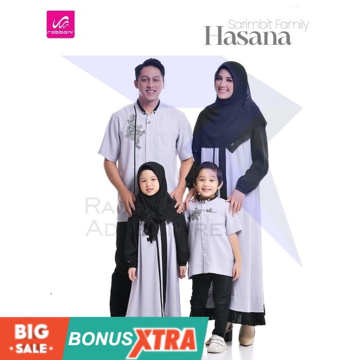 DISKON Busana Muslim FamilySet Rabbani Sarimbit Family HASANA Original ORI