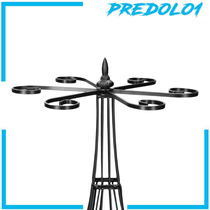 [Predolo1] Goblet Rak Penyimpanan Dengan 6buah Hook Dekorasi Pajangan Dapur Penyimpanan Rumah