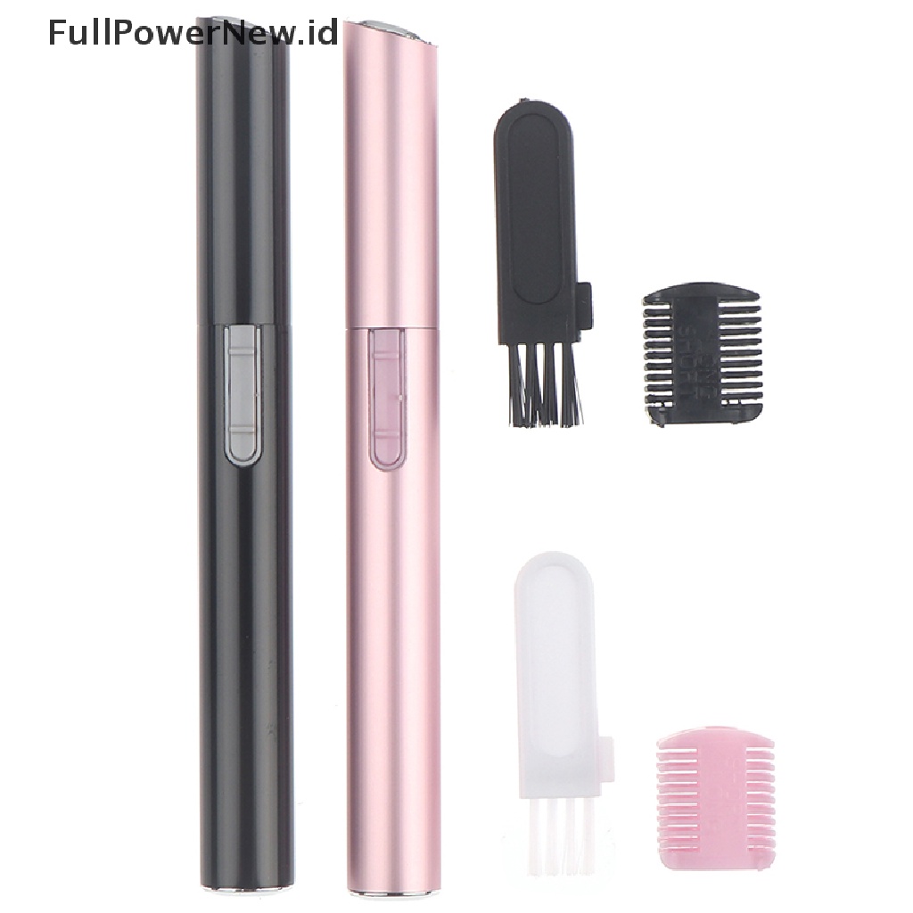 Power Gunting Alis Wajah Elektrik Hair Trimmer Mini Portable Wanita Alat Cukur Tubuh ID