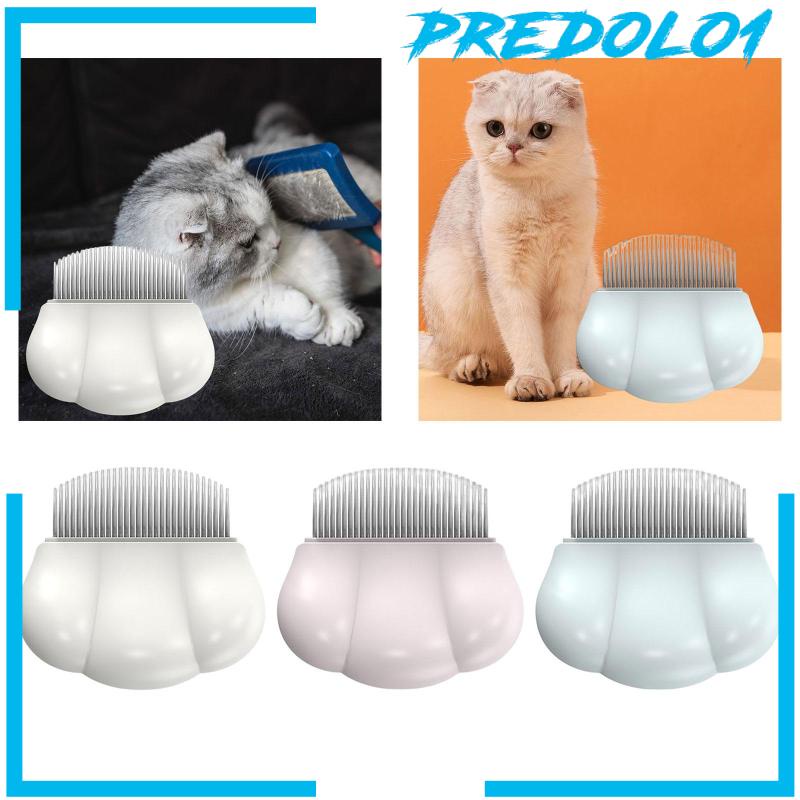 [Predolo1] Penghilang Bulu Kucing Memijat Sisir Shell Sisir Kucing Untuk Menumpahkan Rambut Yang Kurus