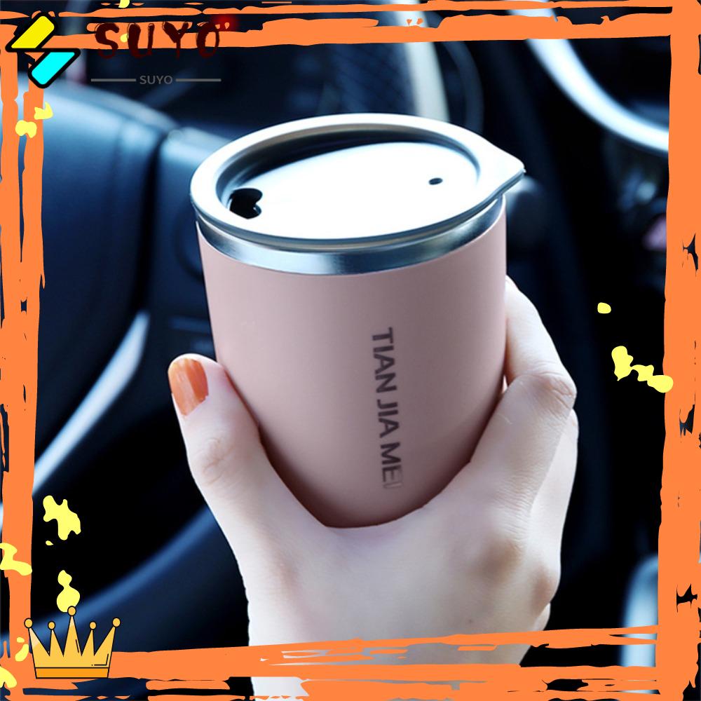 Suyo Mug Kopi 300ml Portable Stainless Vacuum Insulated Travel Mug