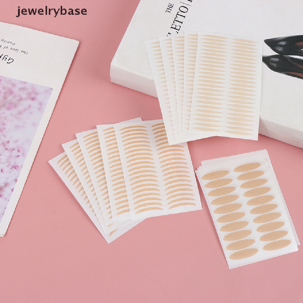 [jewelrybase] 200pcs Invisible Lace Mesh Double Eyelid Lift Strip Tape Perekat Sticke tweezer Butik