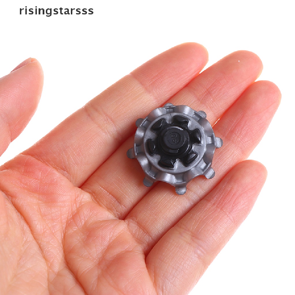 Rsid Span-new 14x Silver Sepatu Golf Paku Cepat Twist Studs Cleats Softspikes Untuk Footjoy Jelly