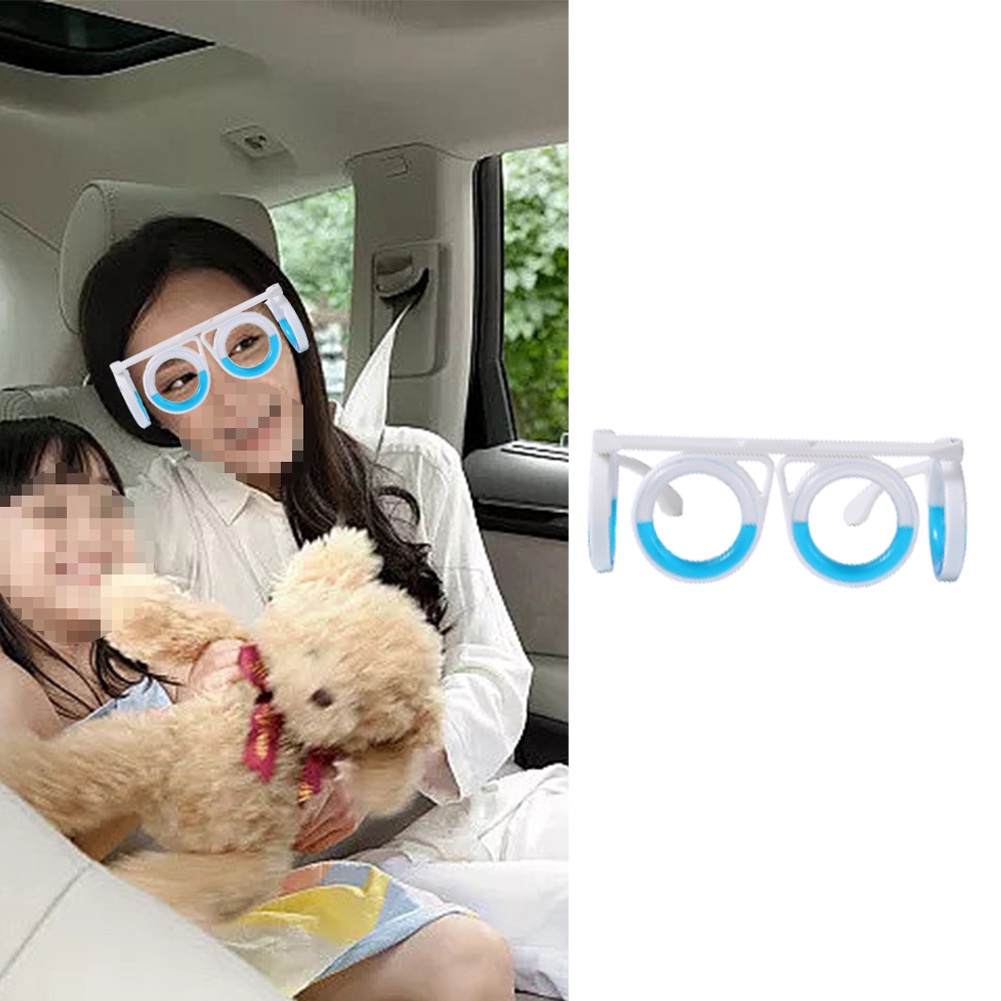 Kacamata Anti Sakit Gerak Airsickness Cairan Spectacles Mencegah Pereda Mual Kapal Portable Foldable Glass