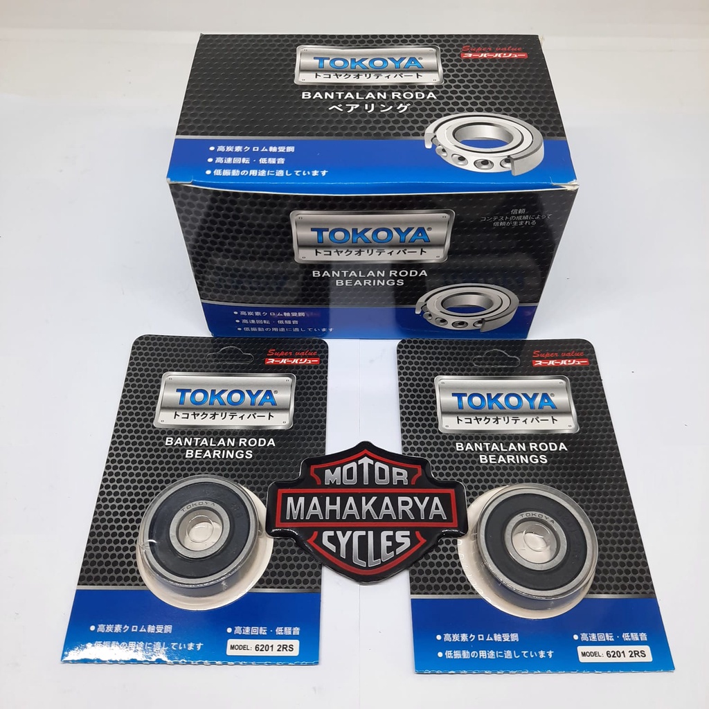 BEARING 6201 2RS LAKER LAHER RODA 1PC