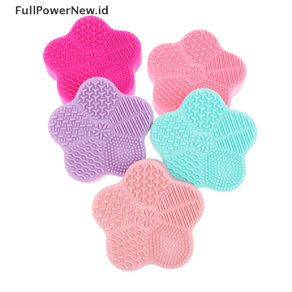 Power Starfish Silicone Makeup Brush Cleaner Pad Pembersih Alas Scrubber Papan Alat ID