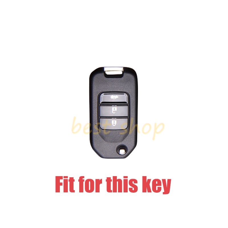 Tpu Mobil Lipat Flip Key Case Cover Shell Untuk Honda City HRV BRV JAZZ CRVCR-V City Odyssey XR-V Aksesoris