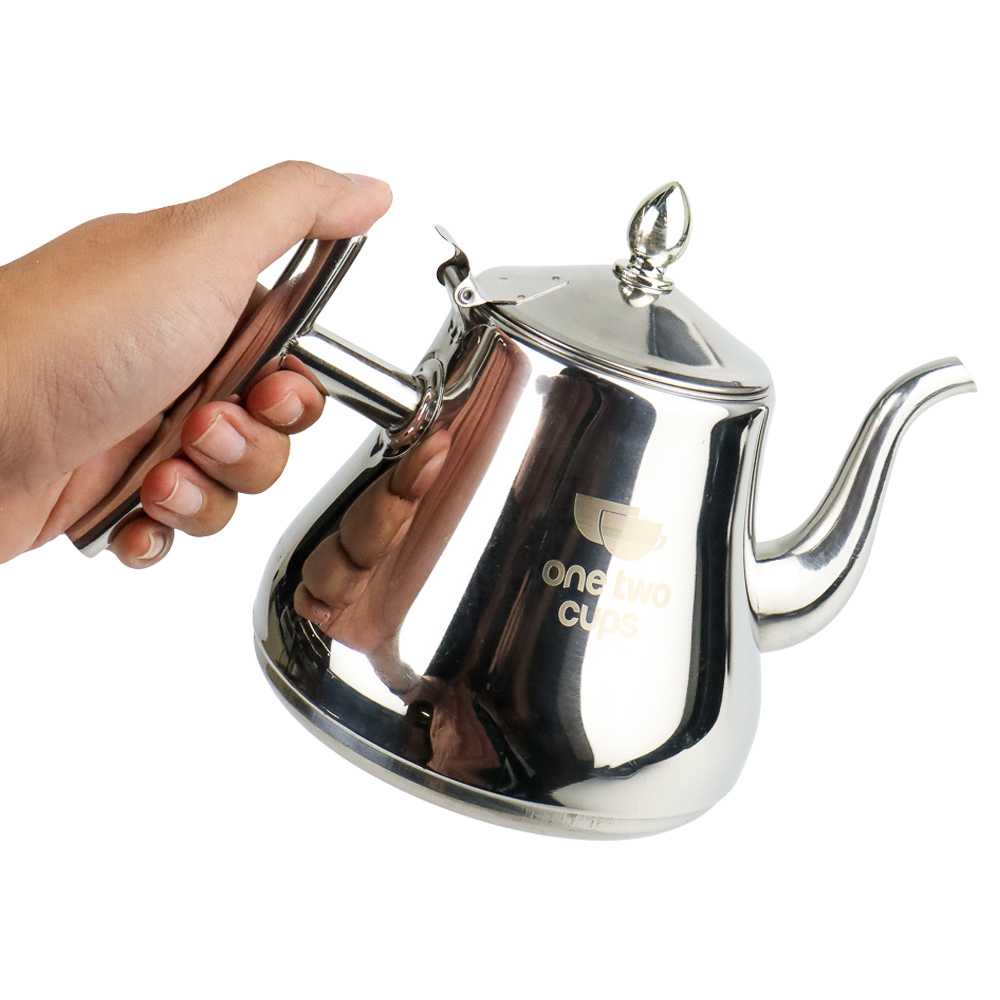 (BISA COD) FTIHSHP  Teko Air Teh Kopi Water Kettle Teapot 1L with Filter - HS4012