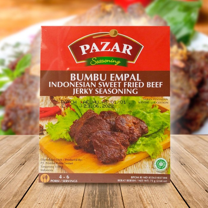 

Terlaris ✨ -PAZAR BUMBU EMPAL - Bumbu Masak Instan Box 75g- 2.2.23