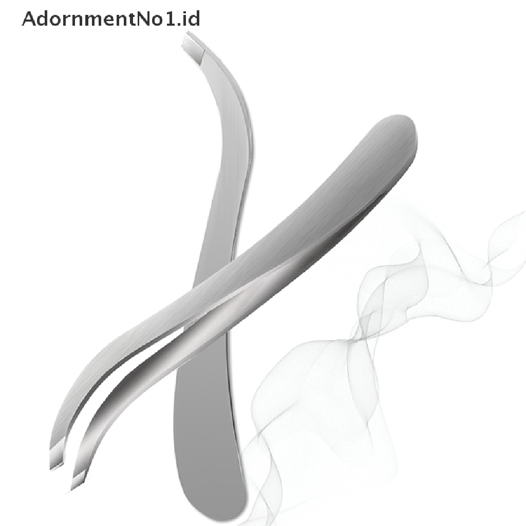 [AdornmentNo1] Profesional Stainless Steel Penjepit Alis Wajah Hidung Rambut Klip Remover Alat [ID]