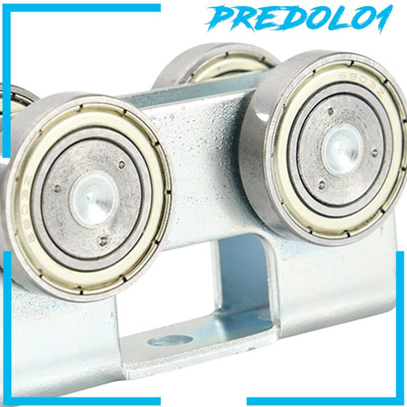 [Predolo1] 4 Wheel Trolley Assembly Stable Welded Roller Trolley for Cabinets Curtains