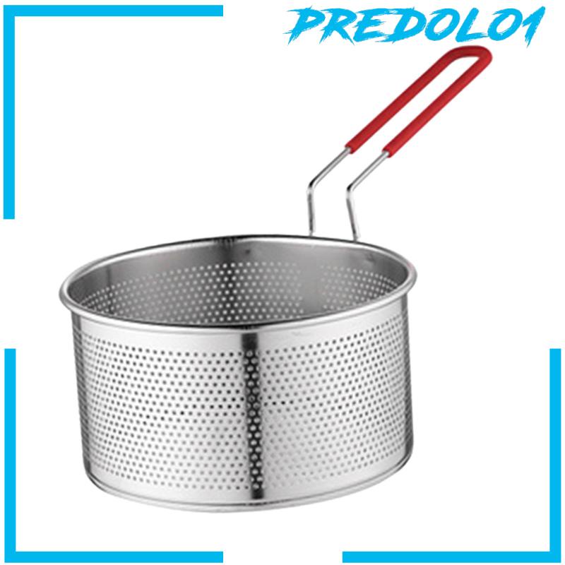 [Predolo1] Keranjang Penggoreng Alat Dapur Mesh Basket Colander Untuk Restoran