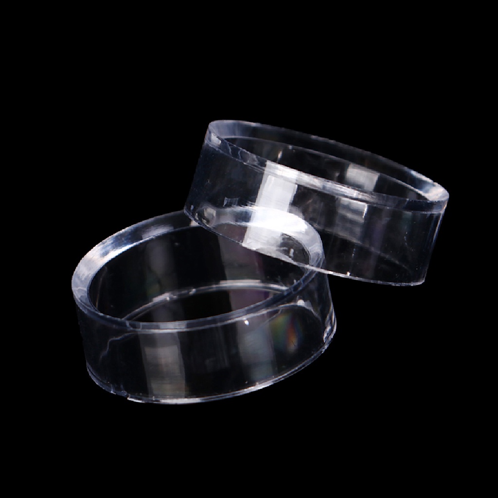 Prt 10PCS Akrilik Clear Display Stand Sphere Holder Untuk Base Bola Kristal PRT