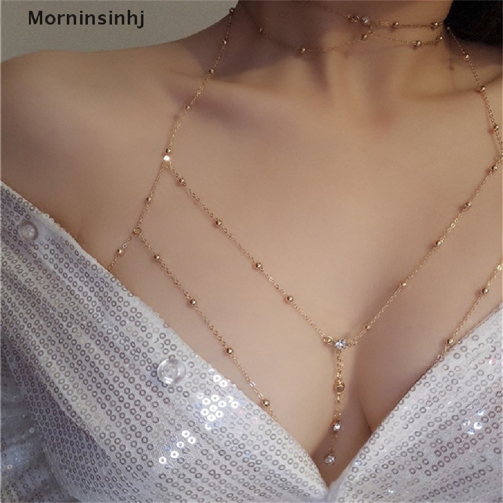 Mornin Jewelry Bust Chain Bikini Belly Chain Rantai Pinggang Wanita Rantai Tubuh Pantai id